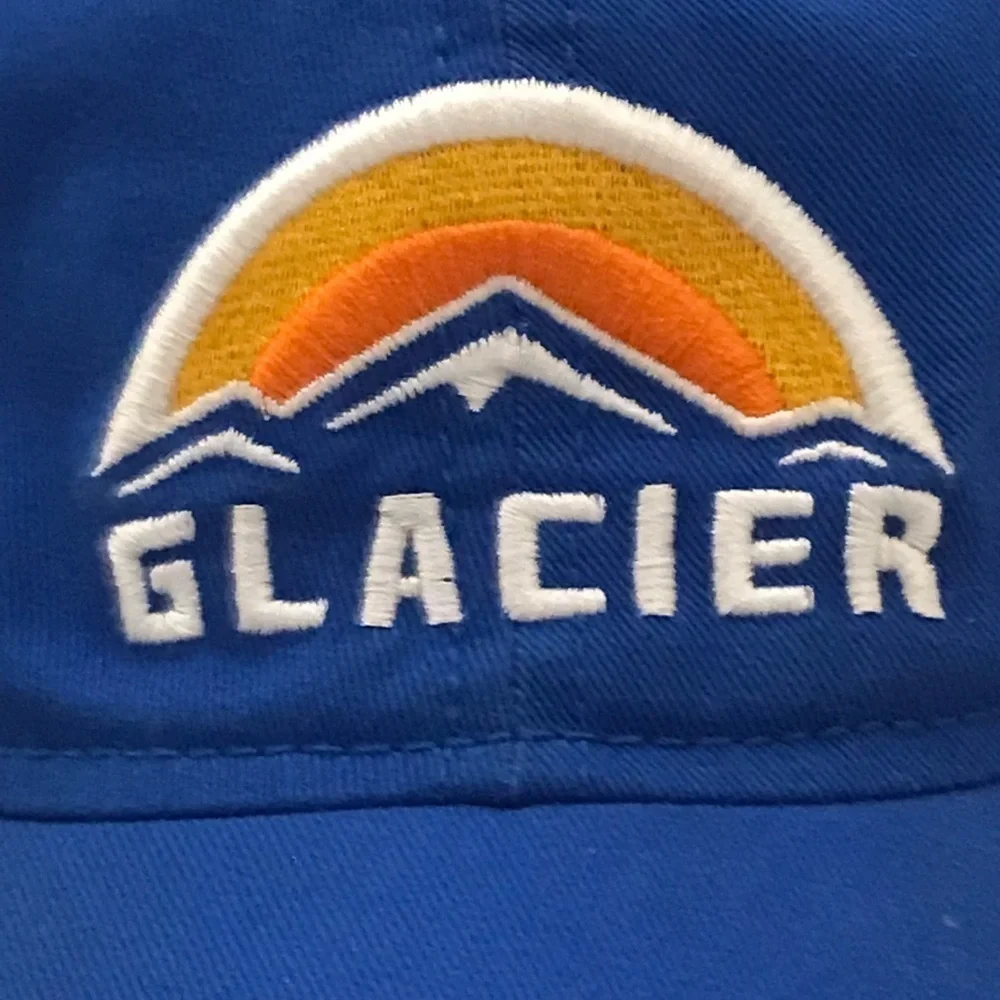 Ouray Sportswear for Glacier National Park Youth Adjustable Blue Ball Cap